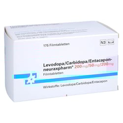 Levodopa/Carbidopa/Entacapon-neuraxpharm 200 mg/50 mg/200 mg
