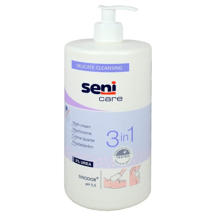 Seni Care Waschcreme 3 in 1 mit UREA