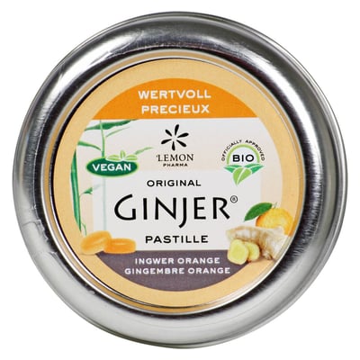 Ingwer GINJER Pastillen BIO