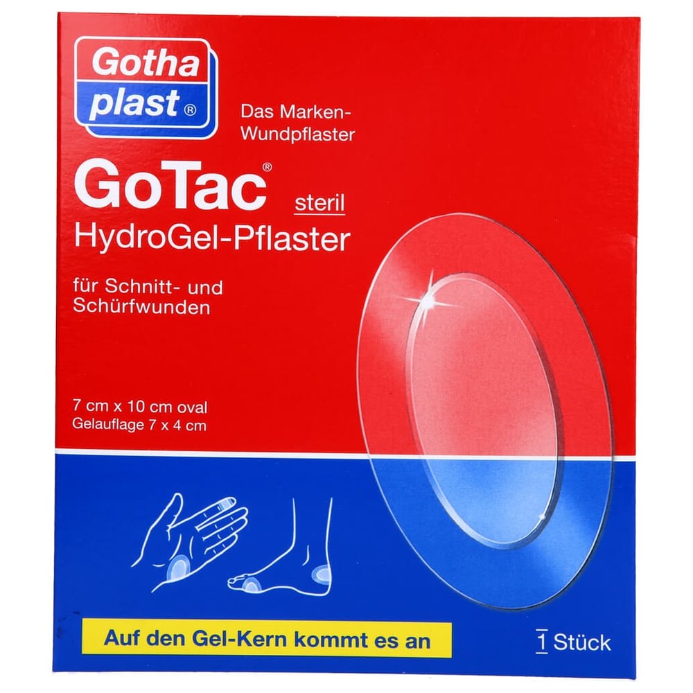 Gotac HydroGel-Pflaster 7x10 cm steril
