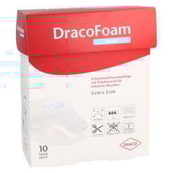 Dracofoam Infekt Schaumst.Wundauf.5x5 cm