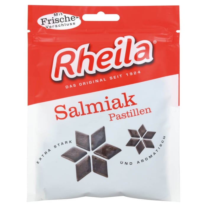 Rheila Salmiak Pastillen zuckerhaltig