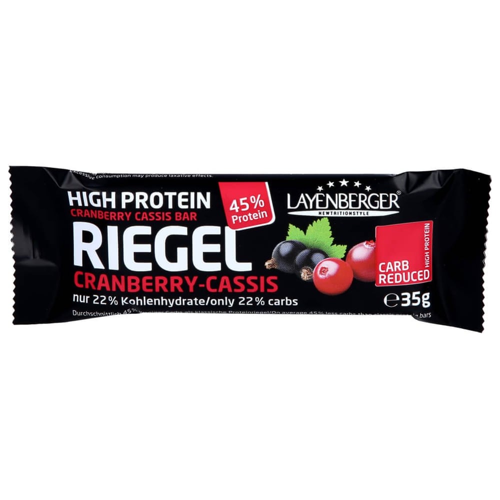 Layenberger LowCarb.one Protein-Riegel Cran-Cassis