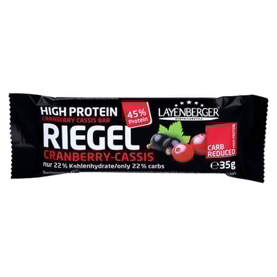 Layenberger LowCarb.one Protein-Riegel Cran-Cassis