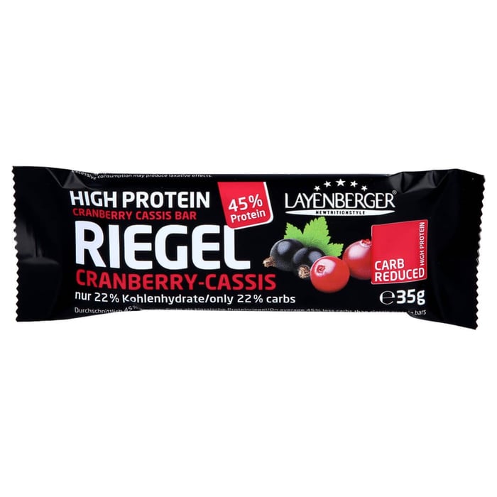 Layenberger LowCarb.one Protein-Riegel Cran-Cassis