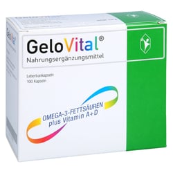 Gelovital Nahrungsergänzungsmittel Lebertran Kapseln