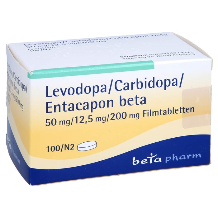 Levodopa/Carbidopa/Entacapon beta 50mg/12,5mg/200mg