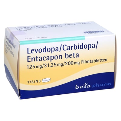 Levodopa/Carbidopa/Entacapon beta 125 mg/31,25 mg/200 mg
