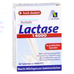 Lactase 14000 FCC Tabletten im Spender