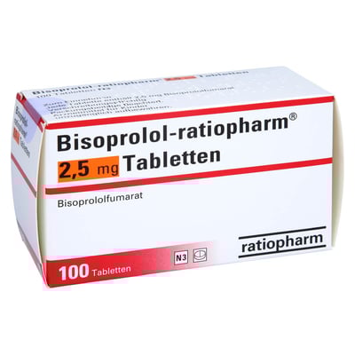 Bisoprolol-ratiopharm 2,5 mg