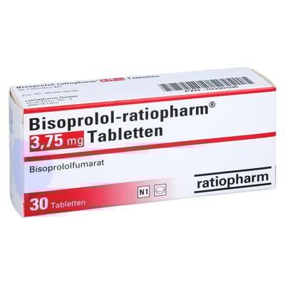 Bisoprolol-ratiopharm 3,75 mg