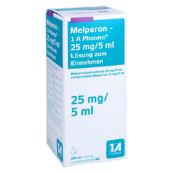 Melperon-1A Pharma 25 mg/5 ml Lösung zum Einnehmen