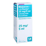Melperon-1A Pharma 25 mg/5 ml Lösung zum Einnehmen Produktbild 1