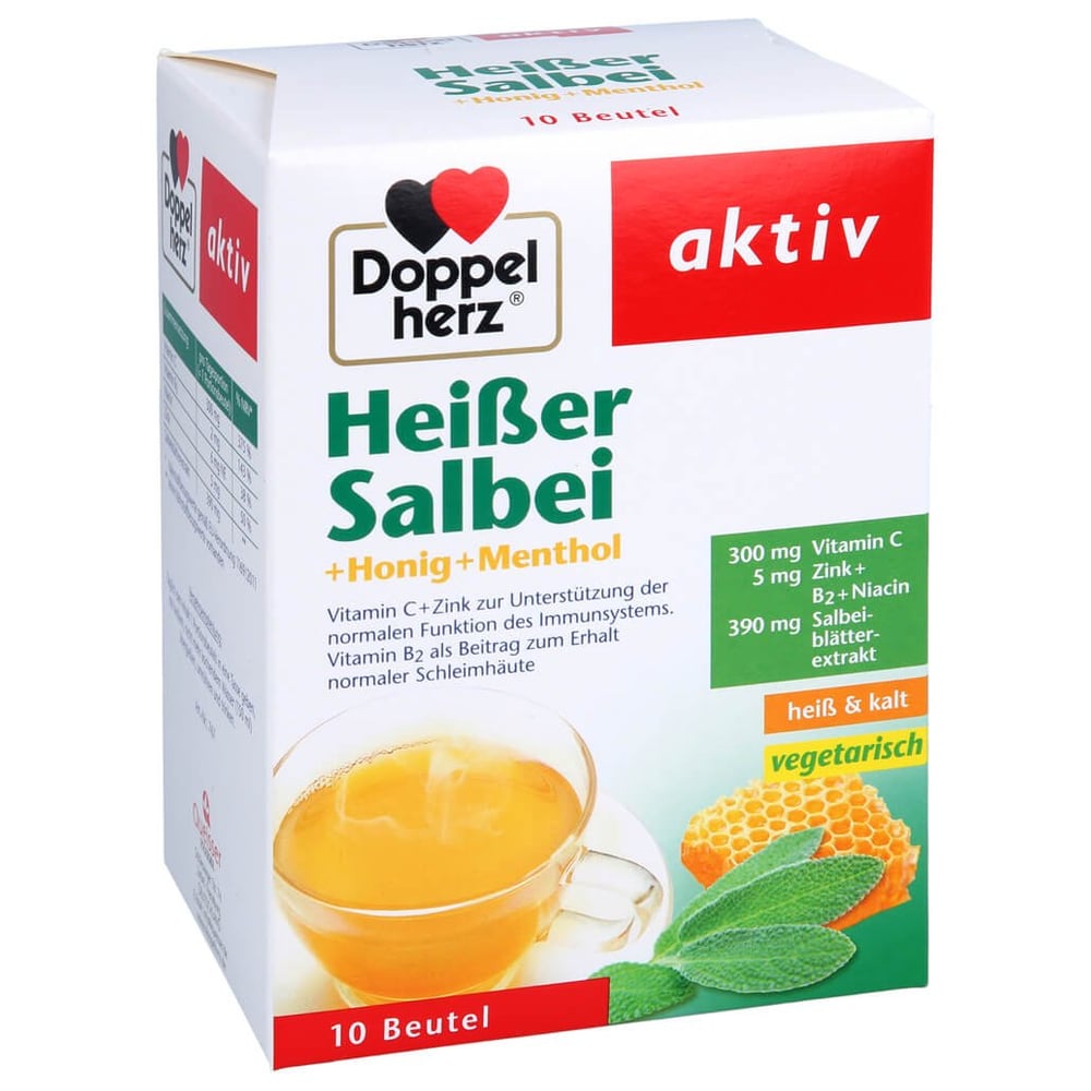 Doppelherz Heißer Salbei+Honig+Menthol