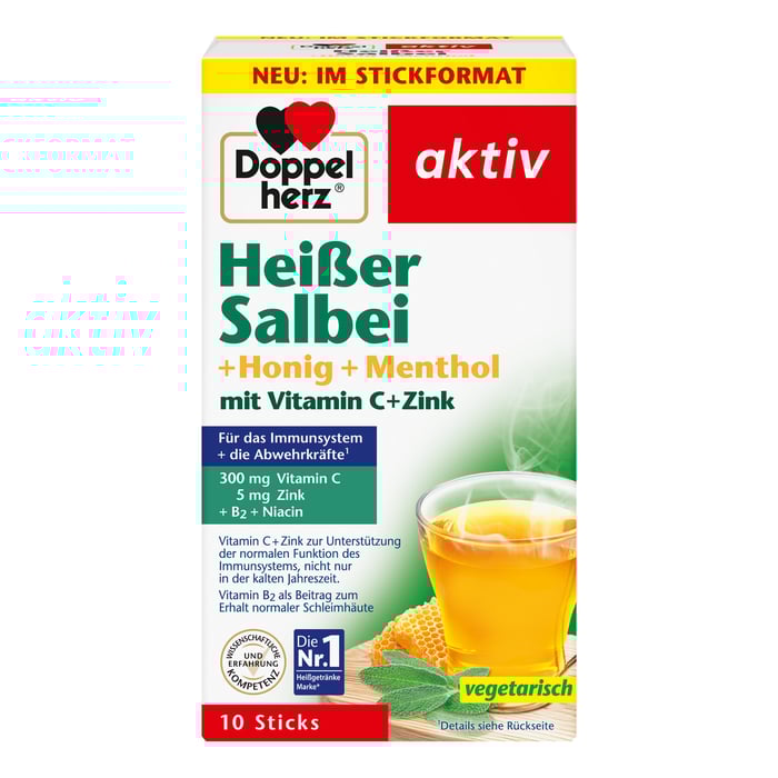 Doppelherz Heißer Salbei+Honig+Menthol