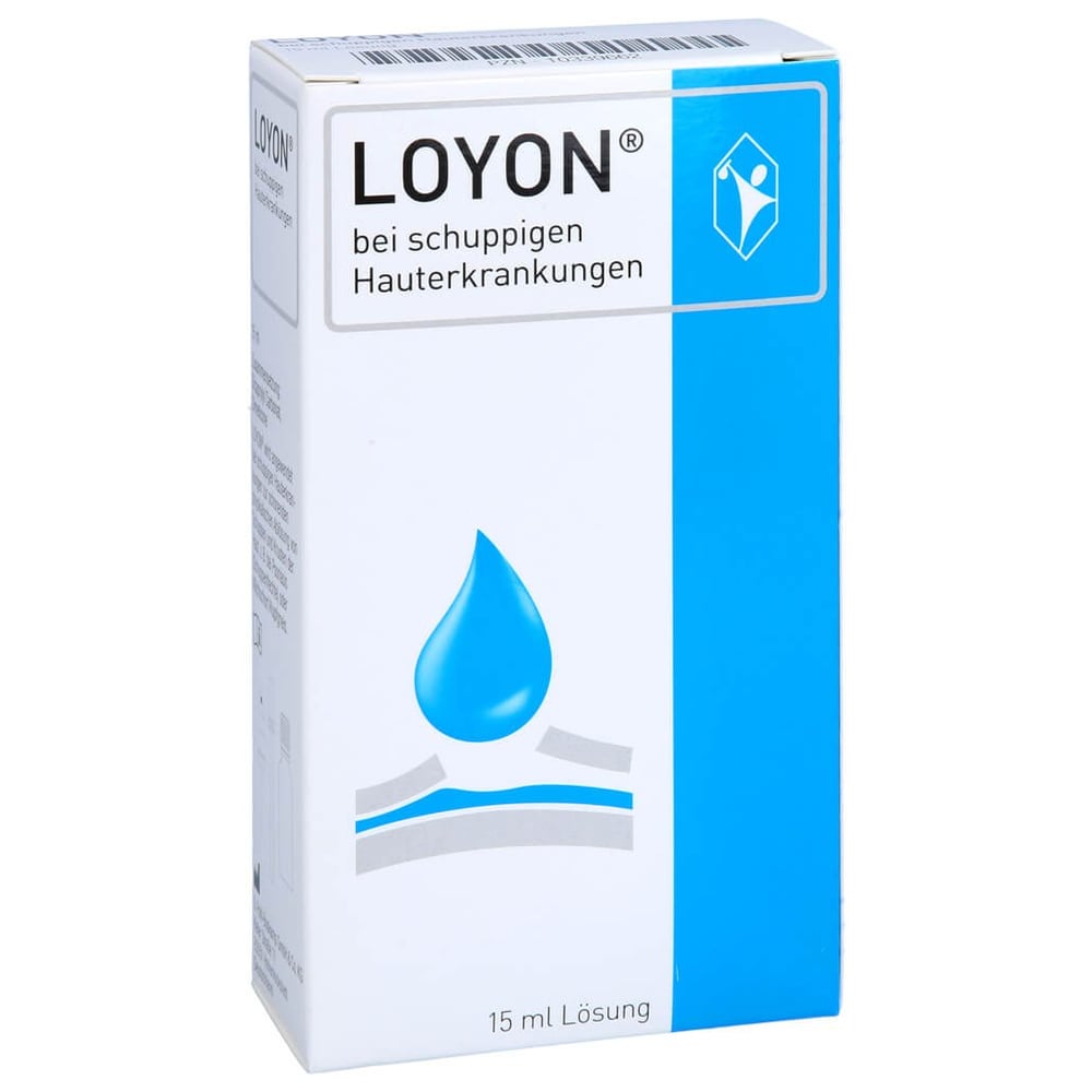 Loyon bei schuppigen Hauterkrankungen Lösung