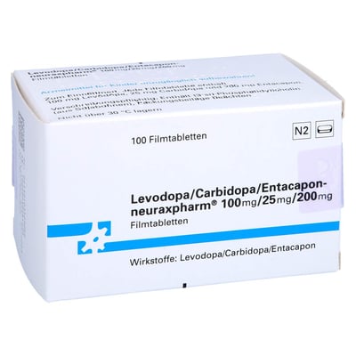 Levodopa/Carbidopa/Entacapon-neuraxpharm 100 mg/25 mg/200 mg
