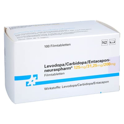 Levodopa/Carbidopa/Entacapon-neuraxpharm 125 mg/31,25 mg/200 mg