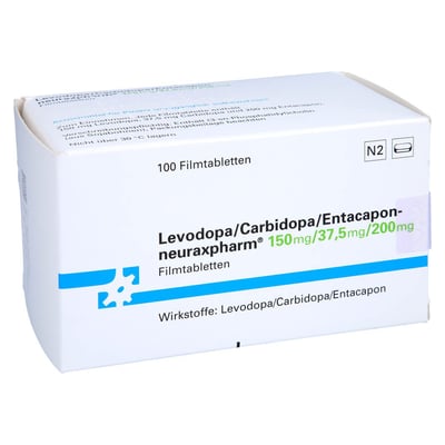 Levodopa/Carbidopa/Entacapon-neuraxpharm 150 mg/37,5 mg/200 mg
