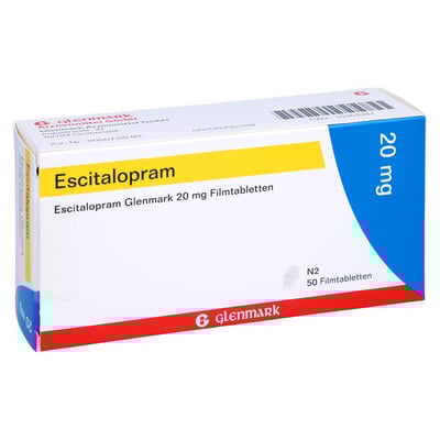Escitalopram Glenmark 20 mg