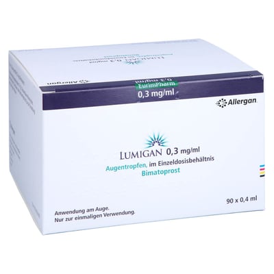 Lumigan 0,3 mg/ml Augentropfen Produktbild 1