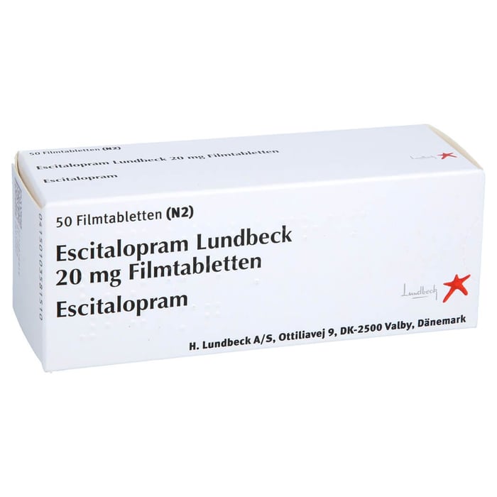 Escitalopram Lundbeck 20mg