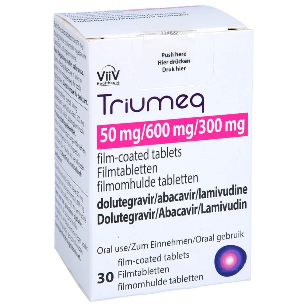 Triumeq 50 mg/600 mg/300 mg