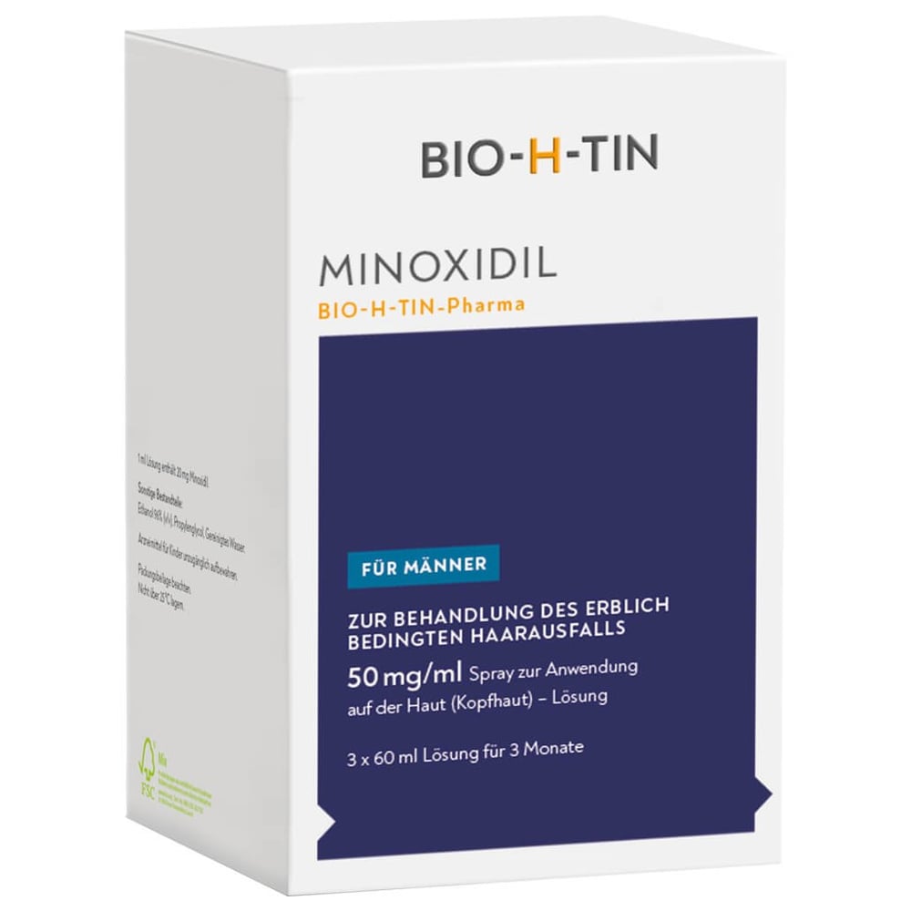 Minoxidil BIO-H-TIN-Pharma 50 mg/ml Männer
