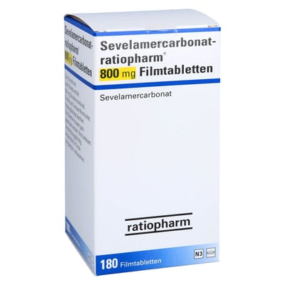 Sevelamercarbonat-ratiopharm 800 mg Filmtabletten