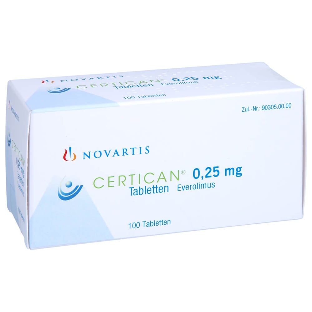Certican 0,25 mg