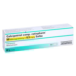 Calcipotriol comp.-ratiopharm 50 Mikrogramm/g + 0,5 mg/g