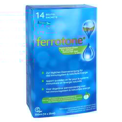 Ferrotone Eisen mit Apfel