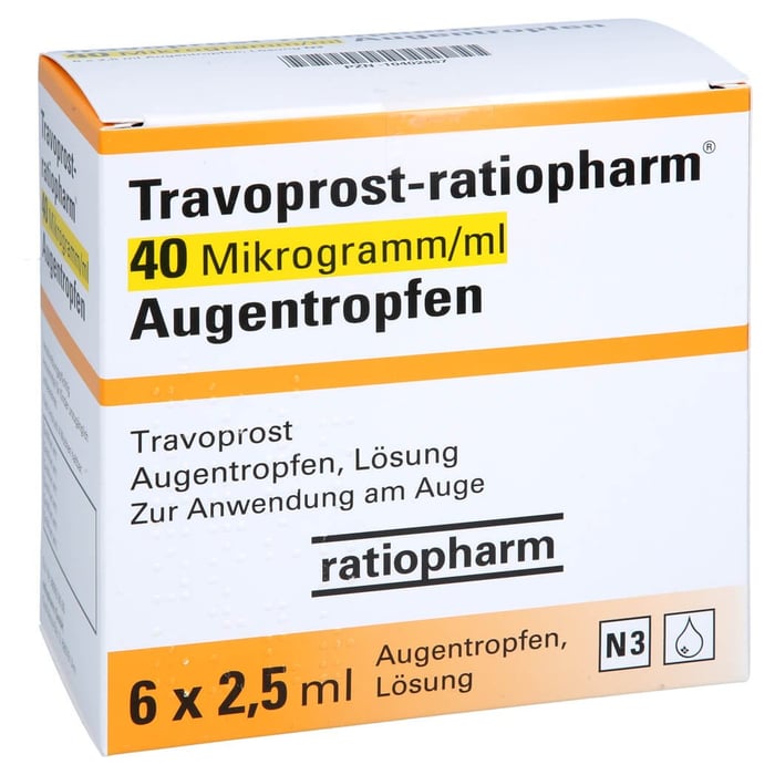 Travoprost-ratiopharm 40 Mikrogramm/ml