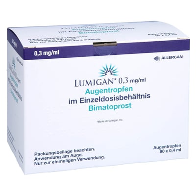 Lumigan 0,3 mg/ml Augentropfen Produktbild 1