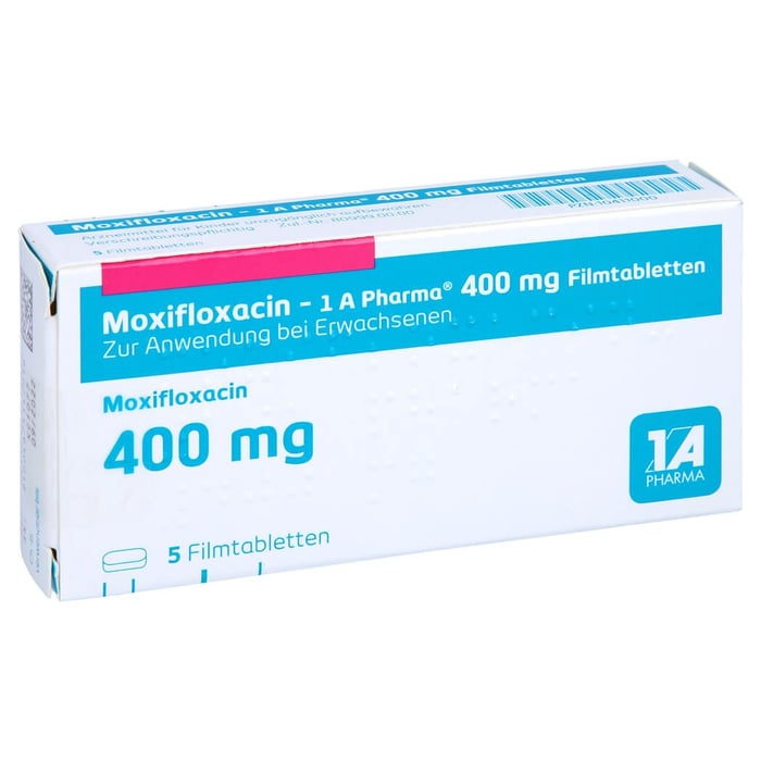 Moxifloxacin - 1 A Pharma 400 mg Filmtabletten