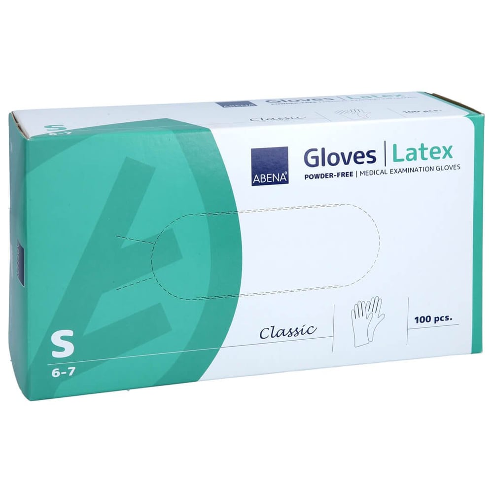Latex-handschuhe Classic unster.puderfrei S natur