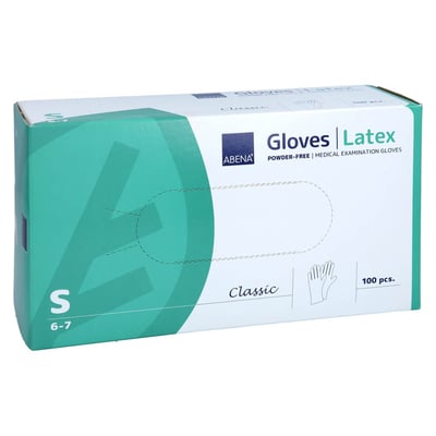 Latex-handschuhe Classic unster.puderfrei S natur