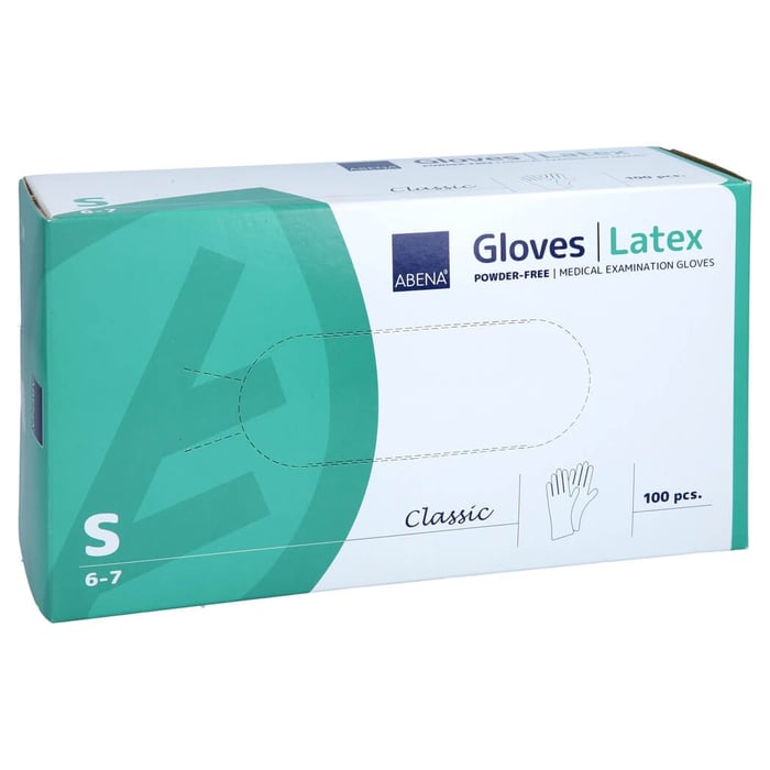 Latex-handschuhe Classic unster.puderfrei S natur