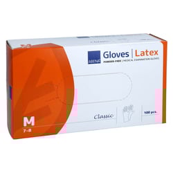 Latex-handschuhe Classic unster.puderfrei M natur