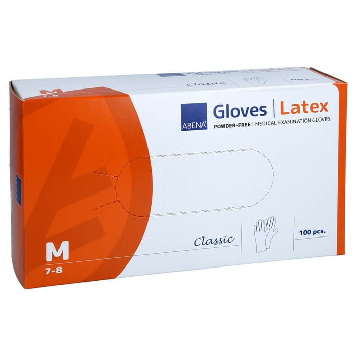 Latex-handschuhe Classic unster.puderfrei M natur