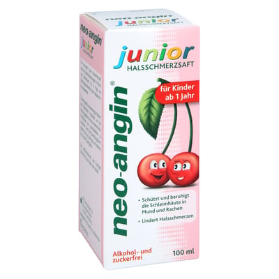 neo-angin Junior Halsschmerzsaft