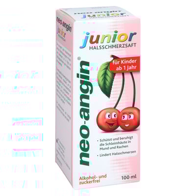 neo-angin Junior Halsschmerzsaft