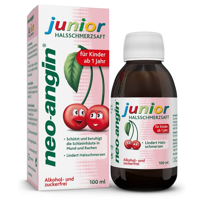 neo-angin Junior Halsschmerzsaft
