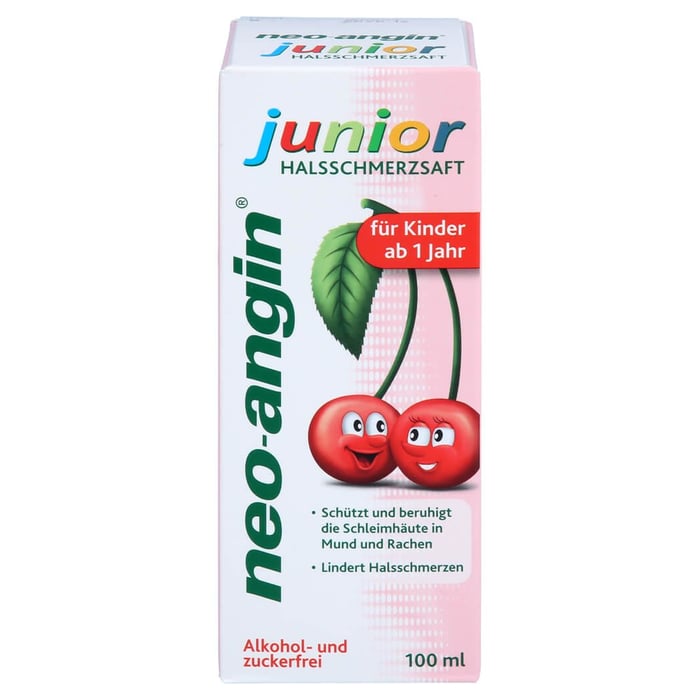 neo-angin Junior Halsschmerzsaft