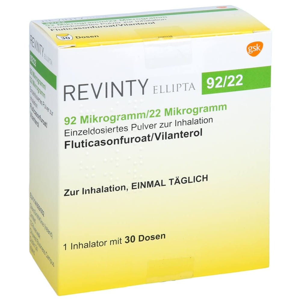 Revinty Ellipta 92ug/22ug ed.Pul.Inh. 30ED
