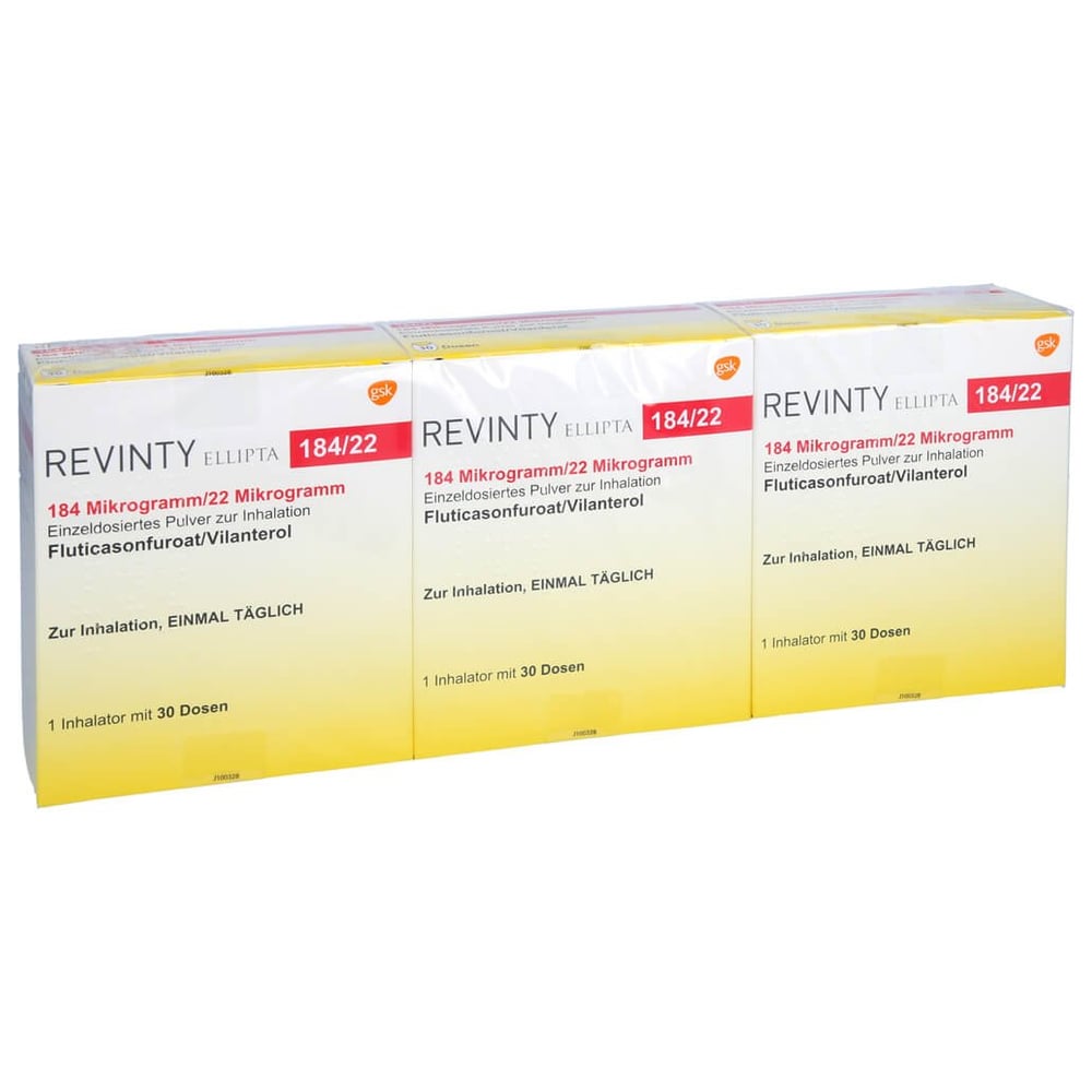 Revinty Ellipta 184ug/22ug ed.Pul.Inh. 30ED