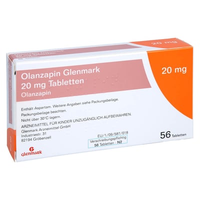 Olanzapin Glenmark 20 mg