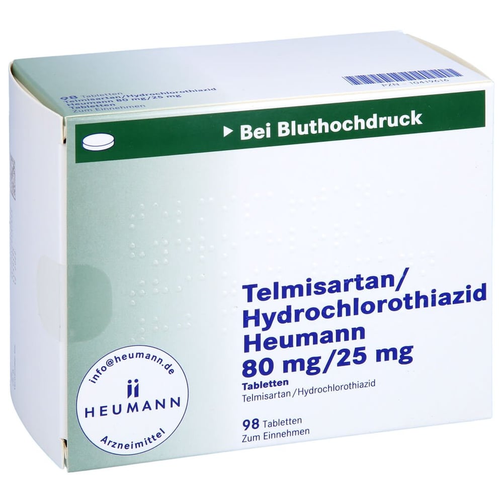 Telmisartan/Hydrochlorothiazid Heumann 80 mg/25 mg