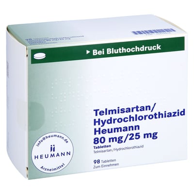 Telmisartan/Hydrochlorothiazid Heumann 80 mg/25 mg