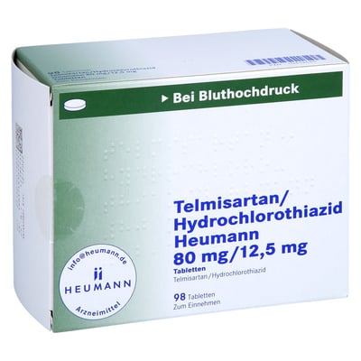 Telmisartan/Hydrochlorothiazid Heumann 80 mg/12,5 mg